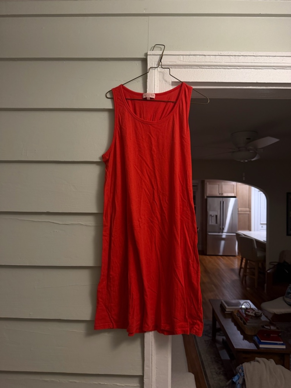 Michael Stars Sleeveless Red Mini Tank Dress